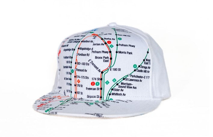 Bronx Front & Back Fitted Cap – NYC Subway Line