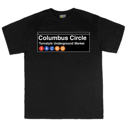 Columbus Circle Tee | Printed Circle Tee, Circle Tee | NYC Subway Line