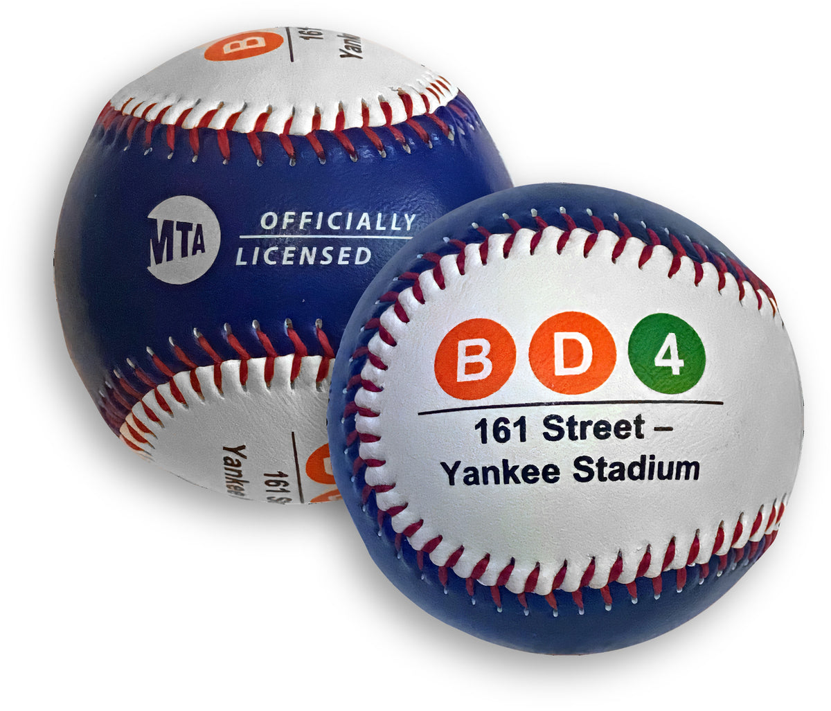 Yankee Stadium Baseball | Custom Printed Baseball | NYC Subway Line