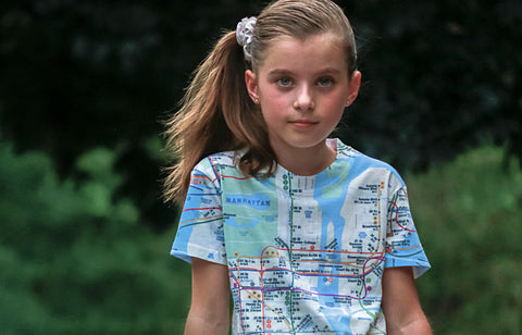 Kids All-Over Map Tee