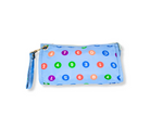 Pretty Powderblue Subway Logo Wristlet
