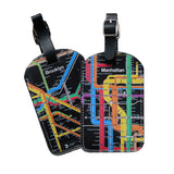 NEW! NYC SUBWAY MAP LUGGAGE TAGS