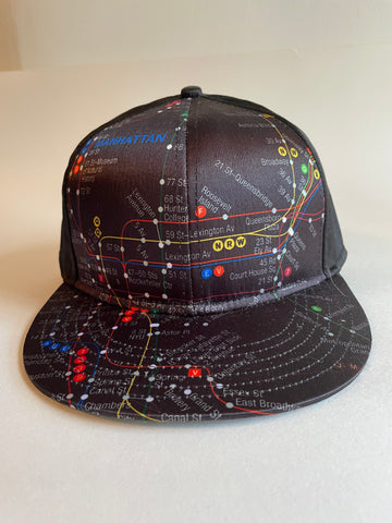 Manhattan Subway Map Cap (snapback)