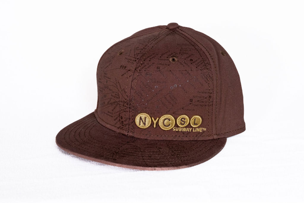Nycsl NYCSL Subway Manhattan Brown Cap – NYC Subway Line