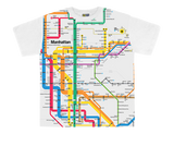 TODDLER DIAGRAM SUBWAY MAP MANHATTAN TEE