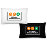 Yankee Stadium Pillow 12"x20"