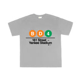 Yankee Stadium Station Toddler Tee | Sport Gray Toddler t-shirt featuring Yankee Stadium subway line symbols from 'New York City Subways'. Perfect for fans of the NYC Subway Line.