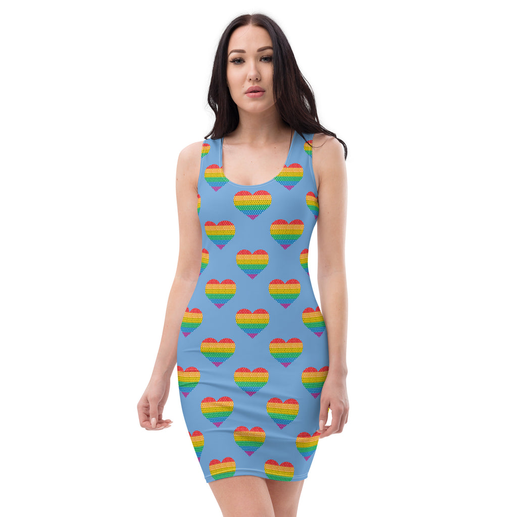 NYC Pride Cocktail Dress – NYC Subway Line