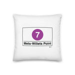 Mets Stadium Square Pillows
