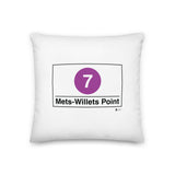 Mets Stadium Square Pillows