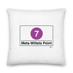 Mets Stadium Square Pillows