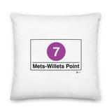 Mets Stadium Square Pillows
