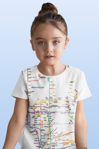 Kids Manhattan Map Tees