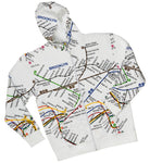 Brooklyn All Over Map Hoodie