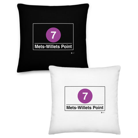 Mets Stadium Square Pillows