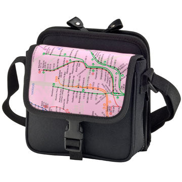 Map Trim Crossbody Bag