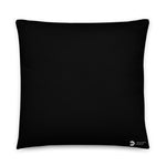 Multi-Circle Black Pillow | Printed Pillow | NYC Subway Line
