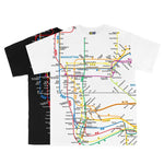 Kids Manhattan Map Tees | Manhattan Subway Lines | NYC Subway Line