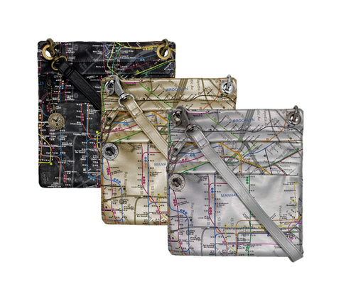 Map Cross Body Bag | Crossbody Bag | NYC Subway Line