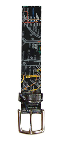 Subway Map Belts | | Subway Map Black Belt | NYC Subway Line