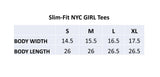 Slim Fit Girls T Shirt | Girls Pink T Shirt | NYC Subway Line