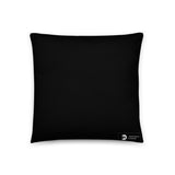 Multi-Circle Black Pillow | Printed Pillow | NYC Subway Line