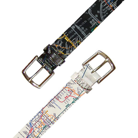 Subway Map Belts | | Subway Map Black Belt | NYC Subway Line