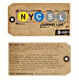 Retro Downtown Tee | Black T Shirt | NYC Subway Line