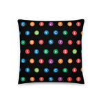 Subway Logo Pillow | Black Subway Logo Pillow | NYC Subway Line