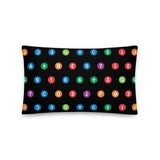 Subway Logo Pillow | Black Subway Logo Pillow | NYC Subway Line