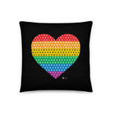 NEW! Pride Heart Reversible Throw Pillows