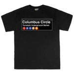 Columbus Circle Tee | Printed Circle Tee, Circle Tee | NYC Subway Line