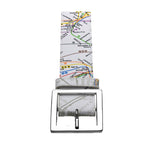 Subway Map Belts | Belt with Square Buckle | NYC Subway Line