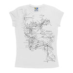 Slim Fit Subway Map T Shirt | NYC Subway Line