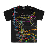 Kids Manhattan Map Tees | Manhattan Subway Lines | NYC Subway Line