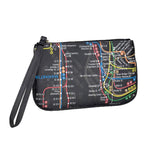 Subway Map Wristlet | NYC Subway Wallet | NYC Subway Line