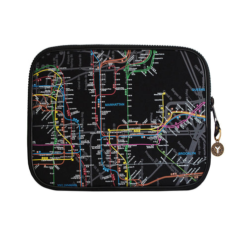 MacBook Air Sleeve | NYC Subway Map Tech Sleeve | NYC Subway Line