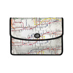 Map Envelope Clutches | Printed Clutch | NYC Subway Line